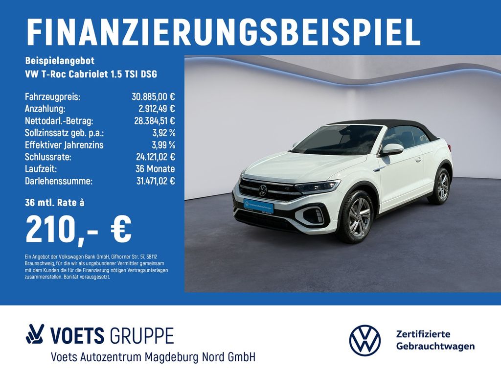T-Roc Cabriolet  1.5 TSI DSG R-Line NAVI+LED+ACC
