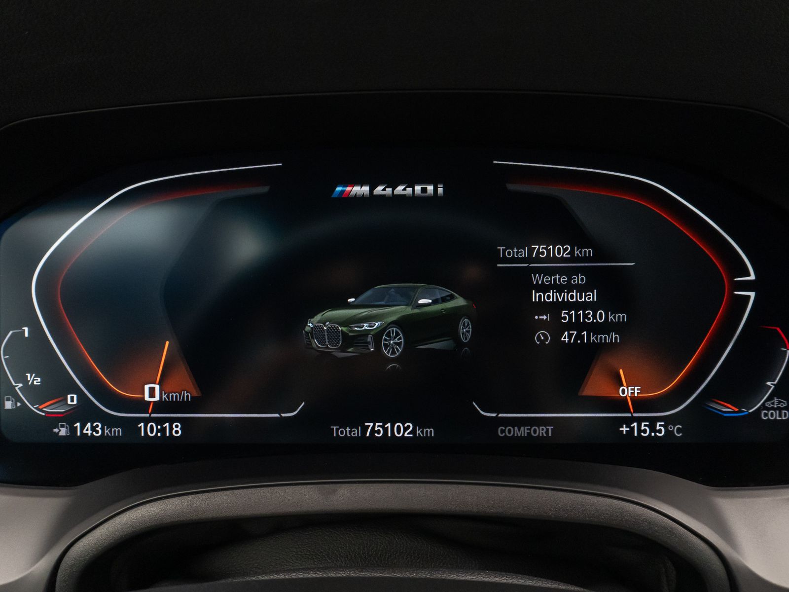 Fahrzeugabbildung BMW M440i  Coupé Kamera DAB H/K Fernlichtassist 19"