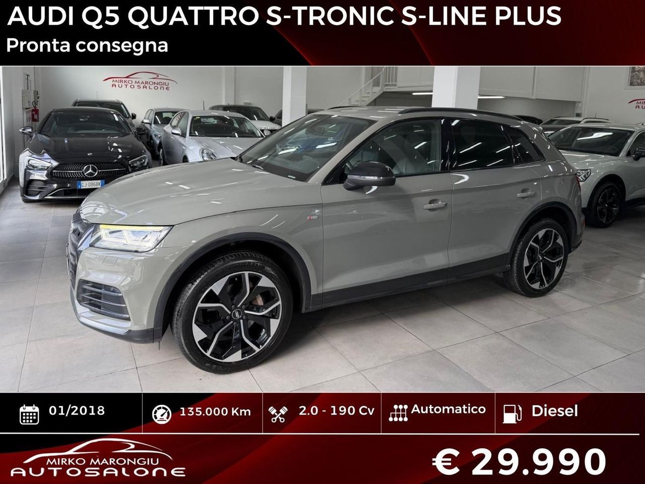 AUDI Audi Q5 2.0 TDI 190 CV quattro S tronic line plu