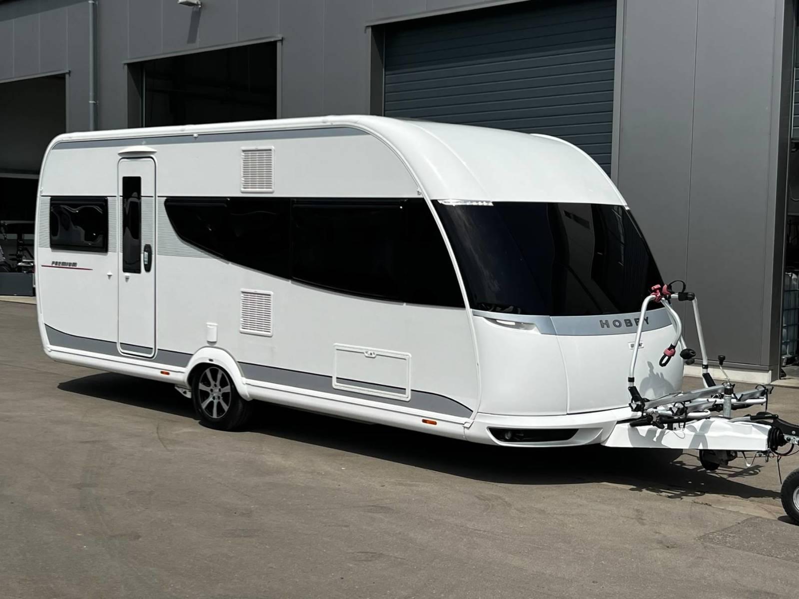 Hobby Premium 495 UL+Fahrradträger+TV+100KM/H