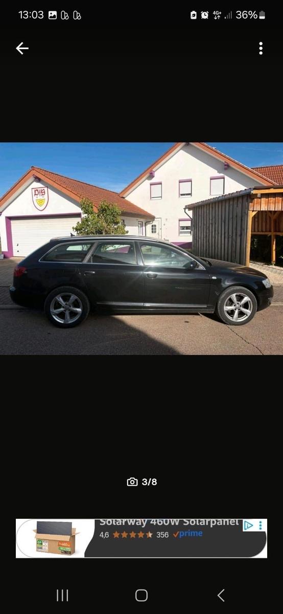 Audi A6 2007 — rear view