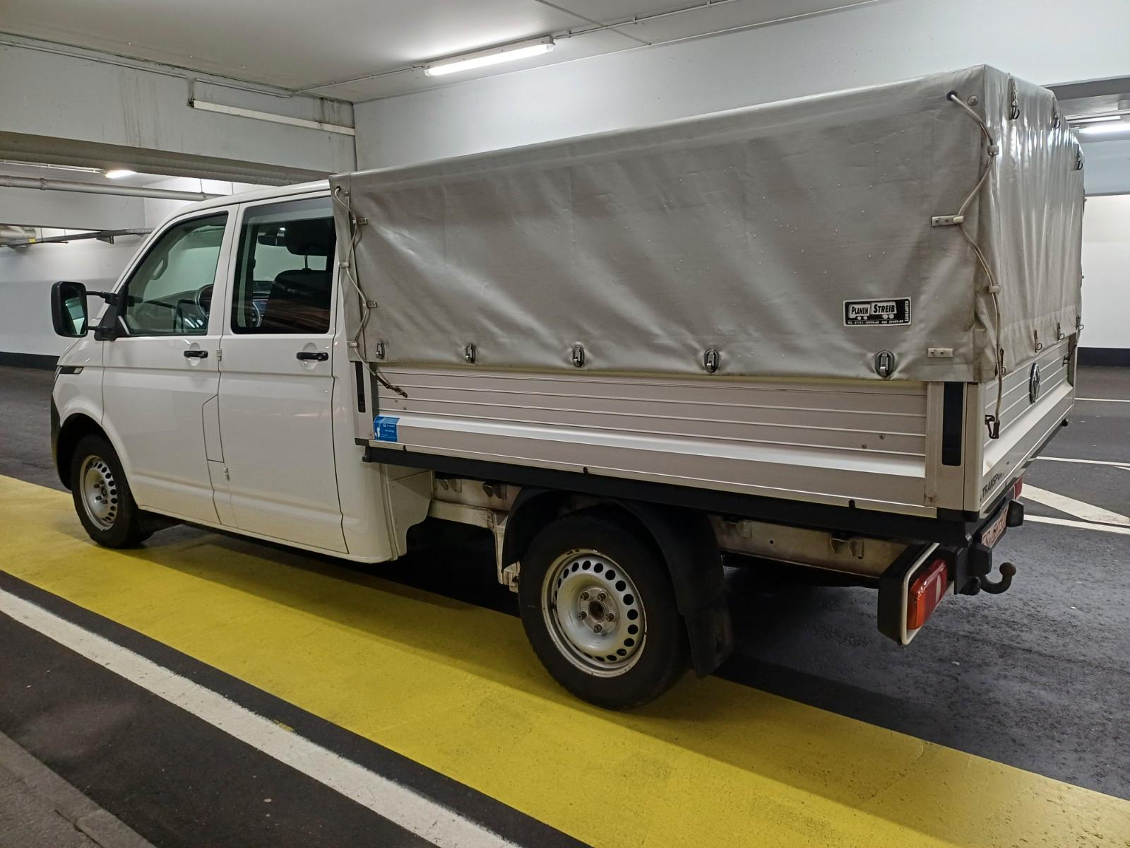 Volkswagen T6 Transporter Doka Pritsche, StandHZG*Klima*AHK
