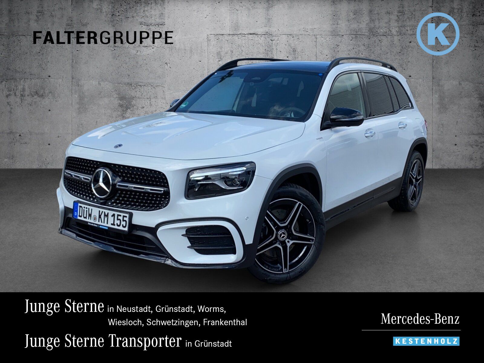MERCEDES-BENZ GLB 220d 4M 7-SITZE+AMG+NIGHT+360+DISTR+PANO+AHK