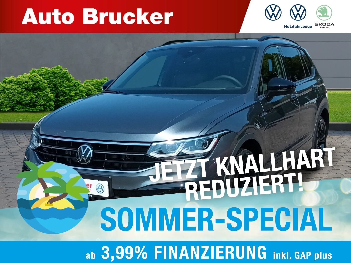 Volkswagen Tiguan Allspace R-Line 4Motion 2.0 TDI Anhängerk