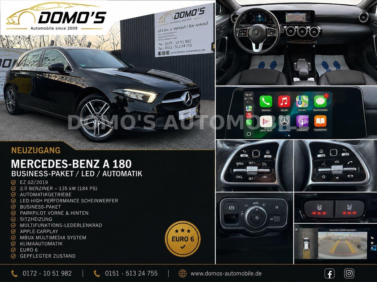 Mercedes-Benz A 180 Business-Paket/ LED/Automatik
