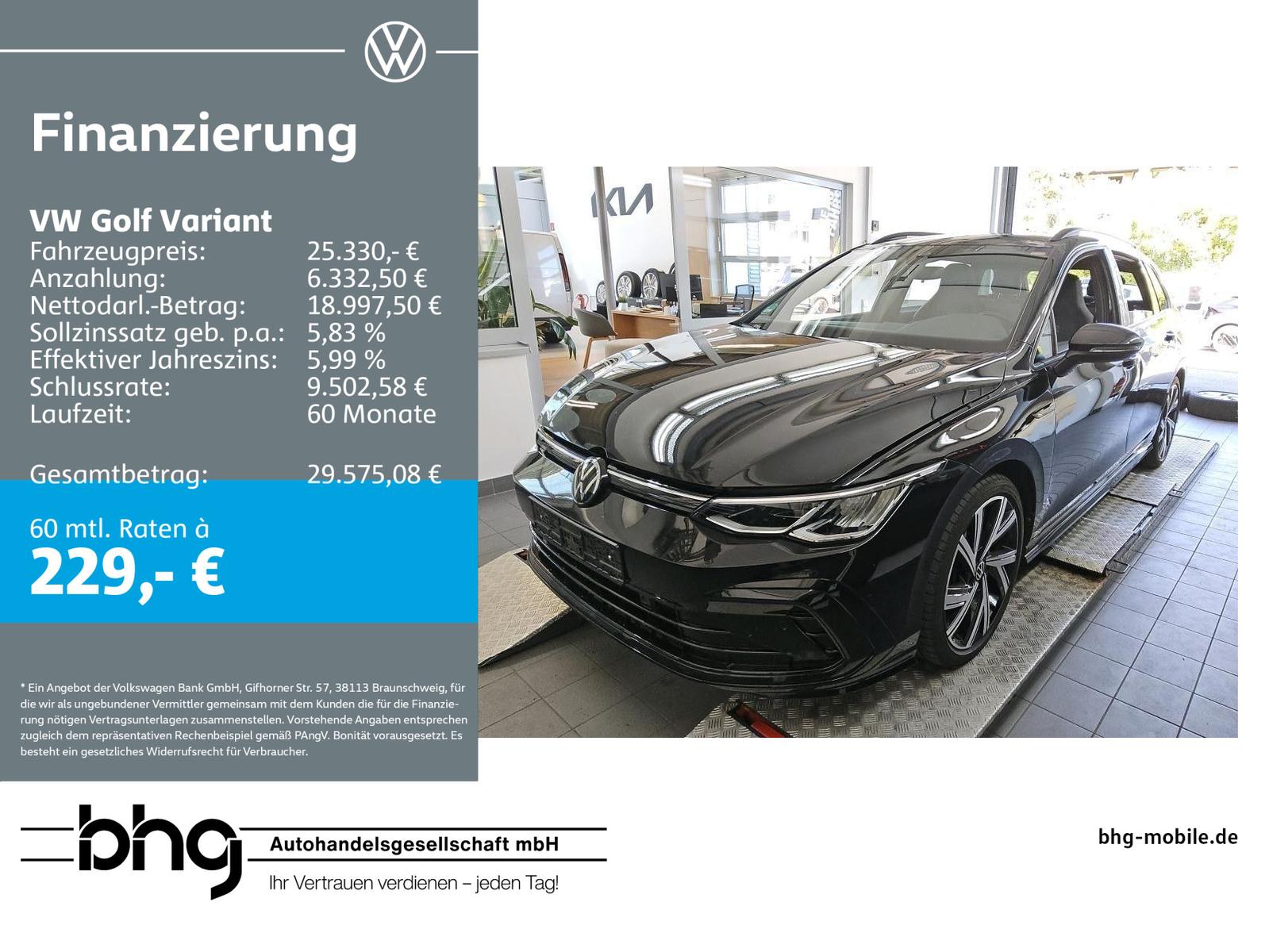 Volkswagen Golf Variant 2.0 TDI DSG R-LINE