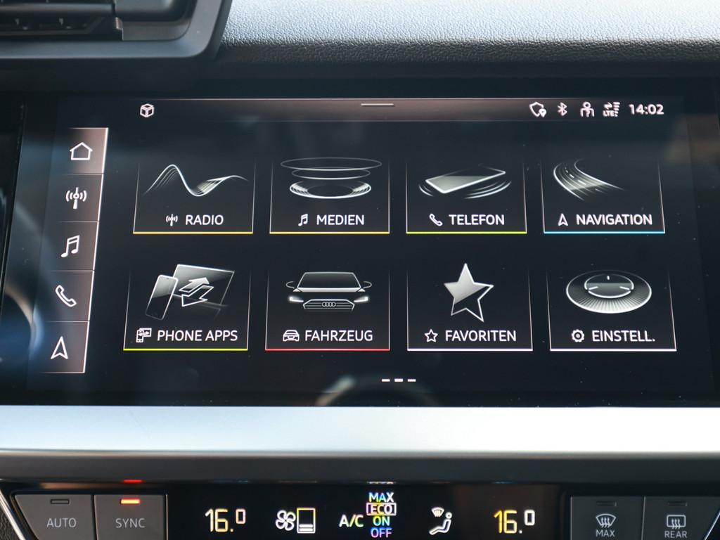 Audi A3 Sportback 40 TFSI e LED SITZHEIZUNG PDC KLIMA, миниатюра 14