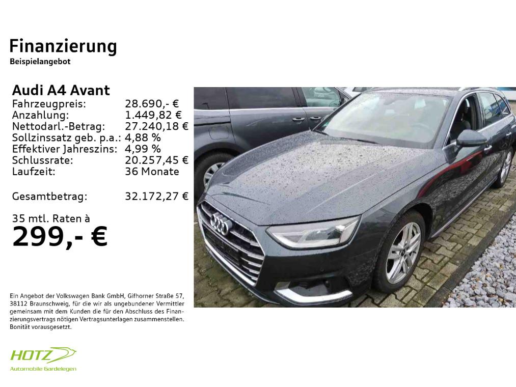 Audi A4 Avant 40 TDI S tronic advanced LED/PDC/NAVI