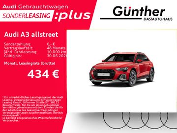 Audi Leasingangebot: Audi A3 allstreet 40 TFSIe+WINTERRÄDER+AHK+RÜCKFAHRKA