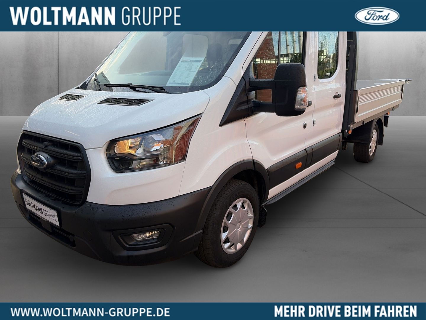 Fahrzeugabbildung Ford Transit Pritsche 350 L3 DoKa Trend StandHZG AHK