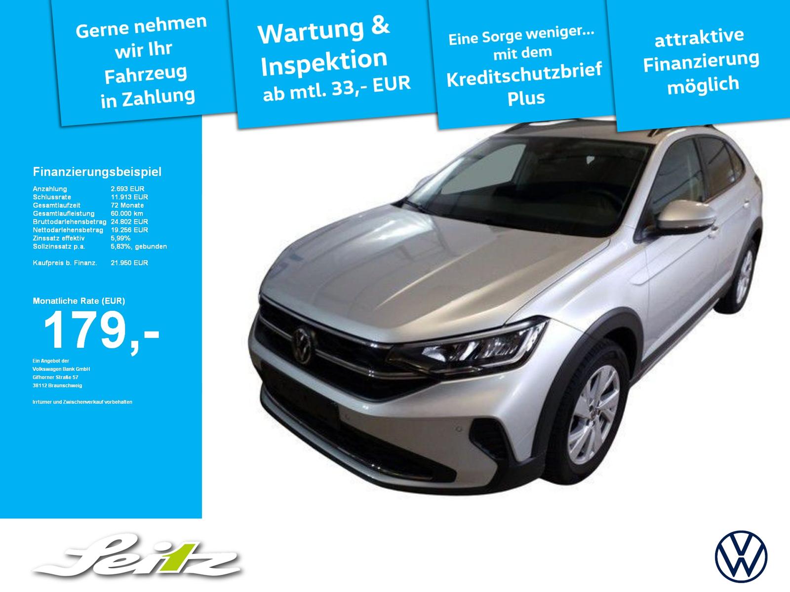 Volkswagen Taigo 1.0 TSI Life *LED*KAMERA*NAVI*SITZH*