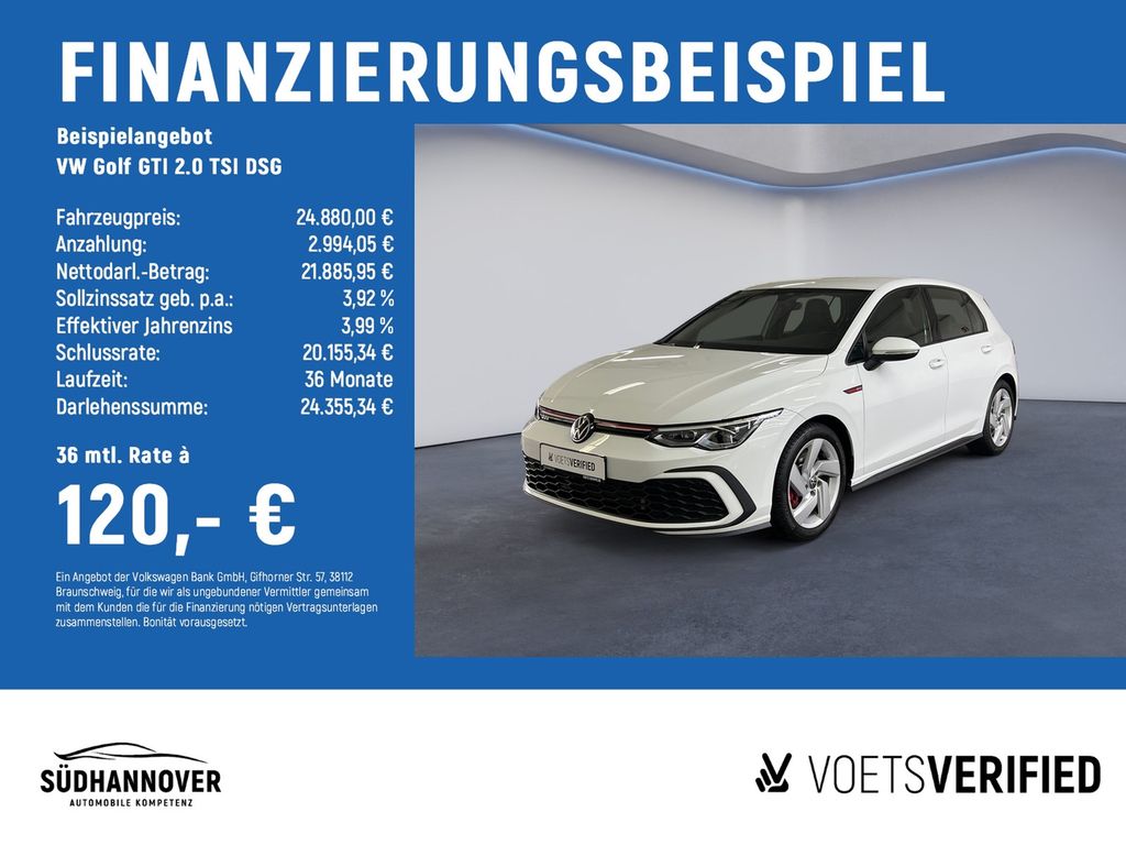 Golf GTI 2.0  TSI DSG SHZ+LED+NAVI
