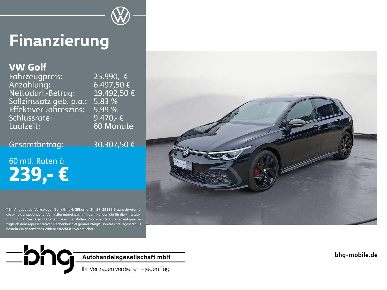 Volkswagen Golf GTD 2,0 TDI DSG