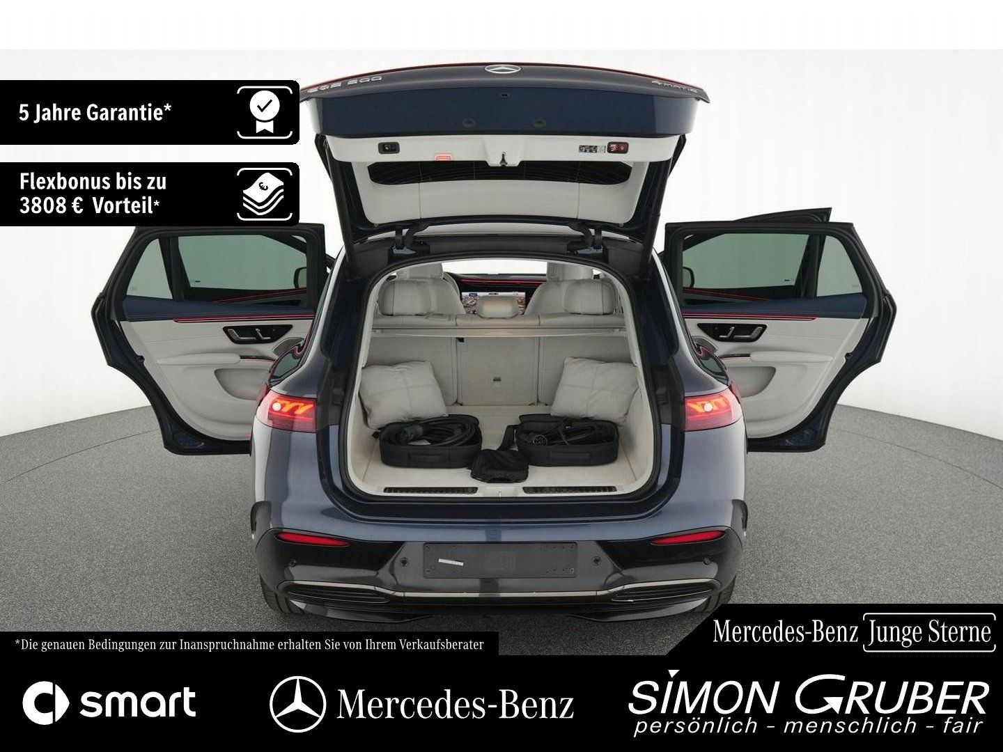 Fahrzeugabbildung Mercedes-Benz EQS 500 4M SUV AMG Massage Sitzklima Hyper AHK