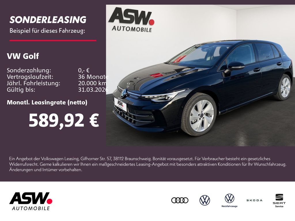 Volkswagen Golf ENERGY 1,5 l eTSI OPF 110 kW (150 PS) 7-Gan