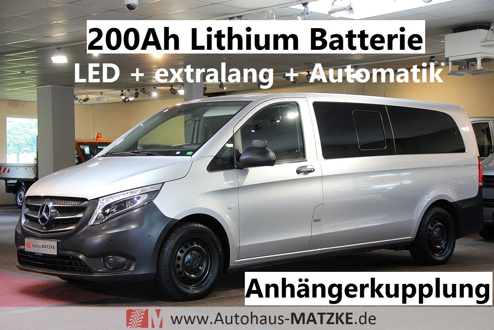 MERCEDES-BENZ Vito Tourer 116 lang 4Sitz AHK Büro-Wohnmobil