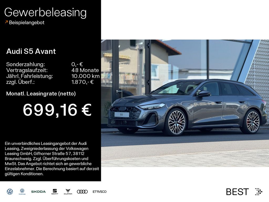 Audi S5 Avant TFSI 270 kW*B&O*Pano*AHK*Dashcam*Memory