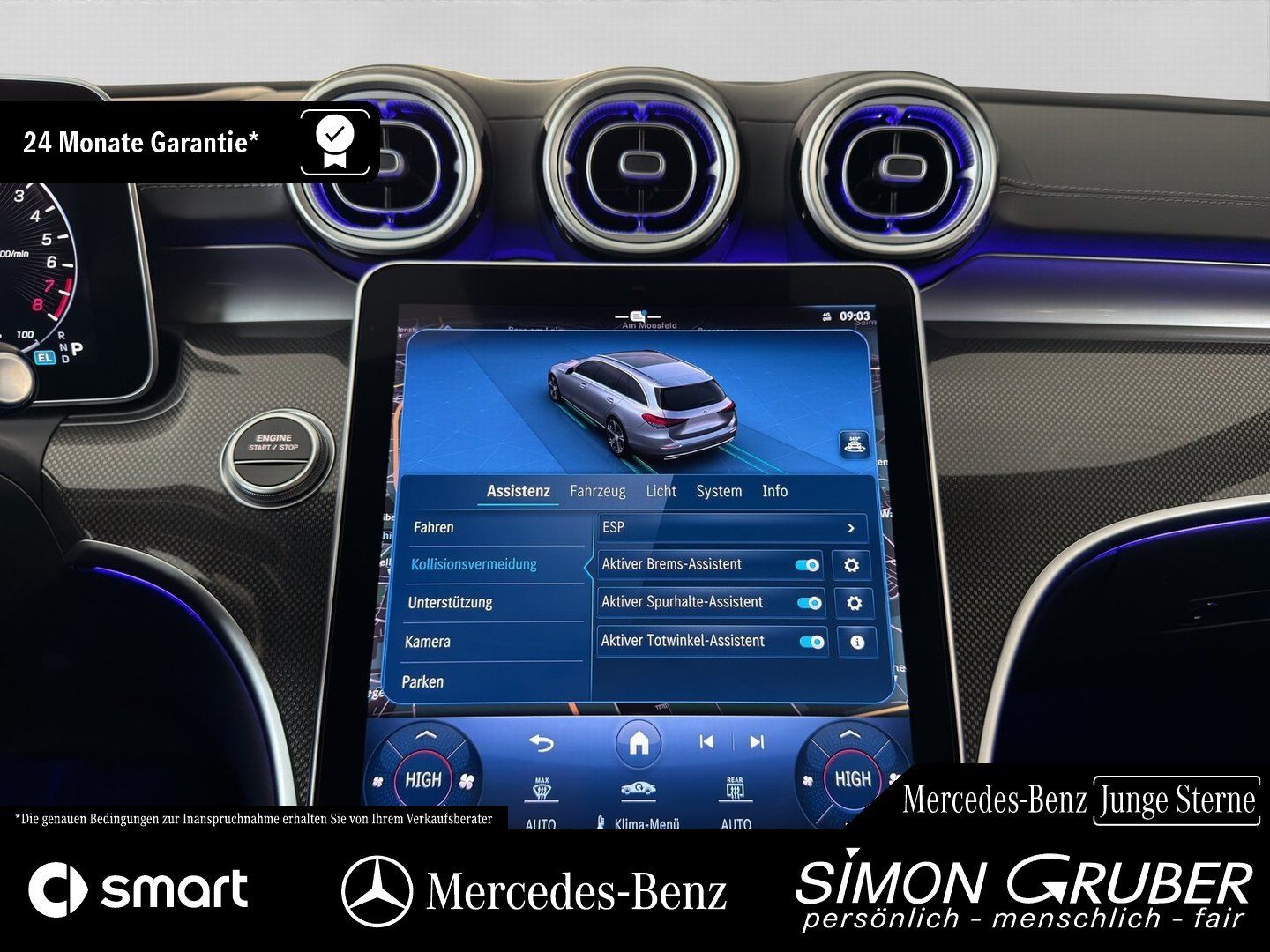 Fahrzeugabbildung Mercedes-Benz C 300 Te AMG Pano Night Sitzklima Massage Burm