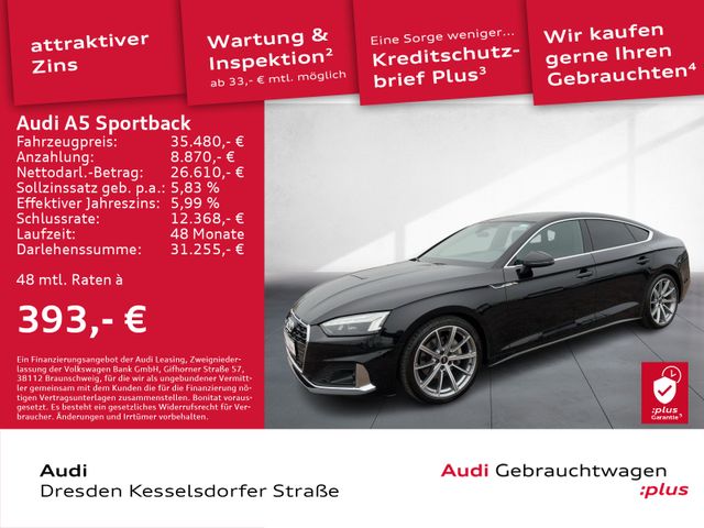 Audi A5 Sportback 40 TDI Q.advanced LED Navi DAB