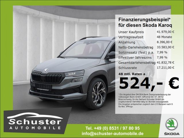 Skoda Karoq SPORTLINE 4x4 2.0TSI*DSG AHK Panodach 19*