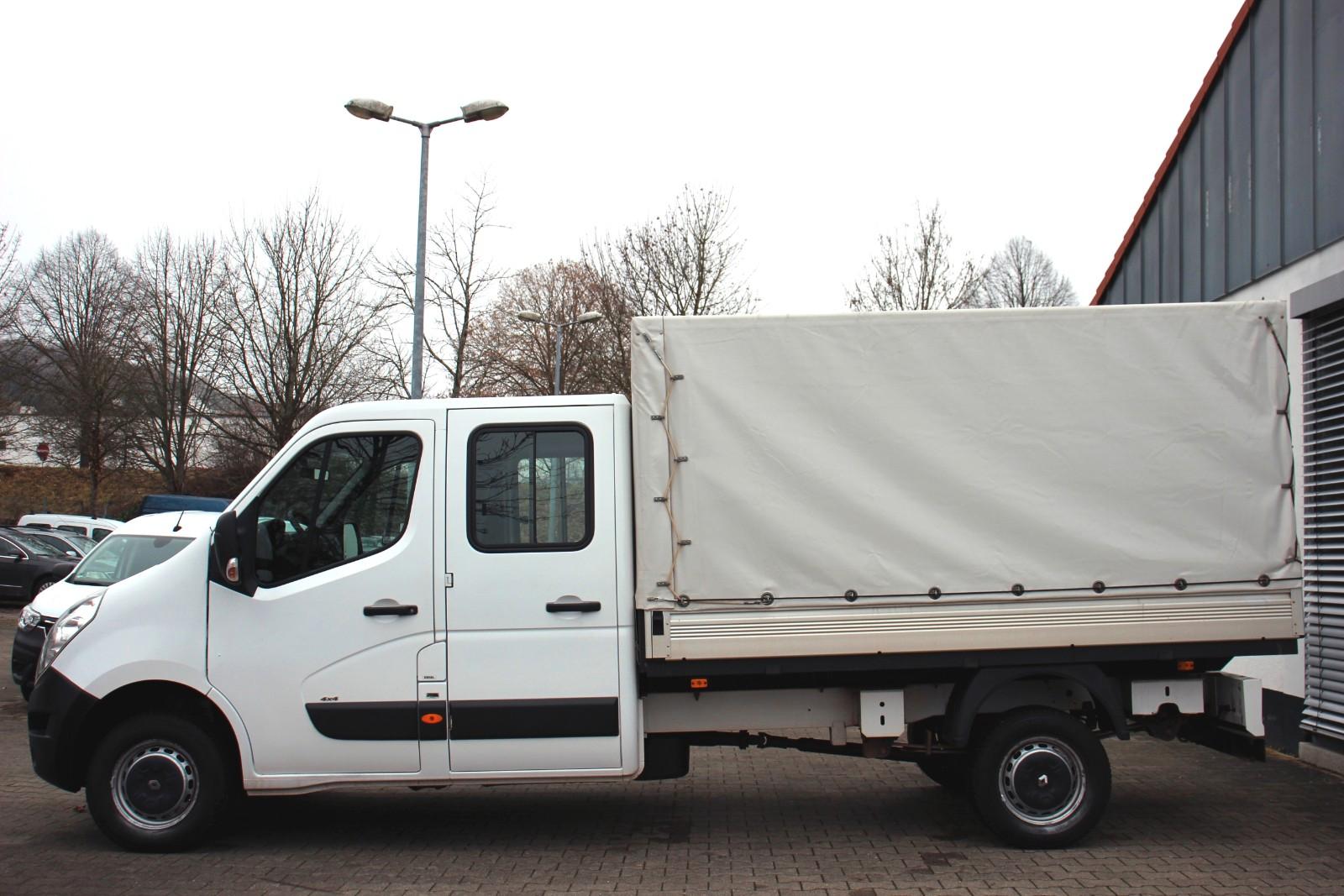 Renault Master 2.3dci # Allrad # DoKa # Pritsche + Plane