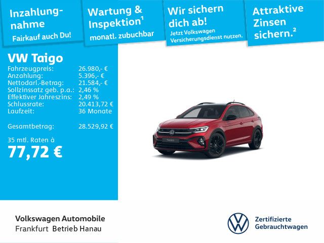 Volkswagen Taigo R-Line 1.0 TSI 85kW 7-Gang DSG LED NAVI
