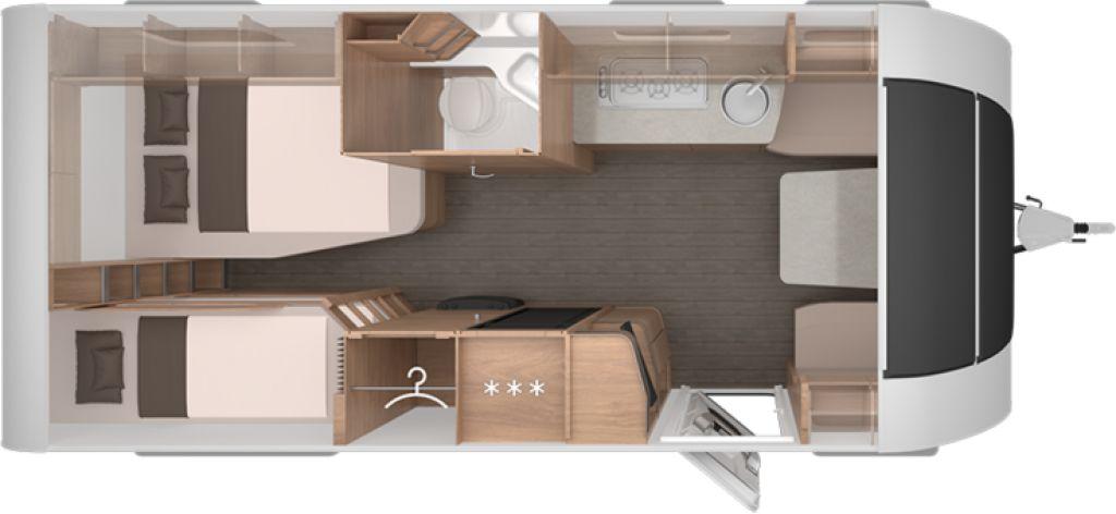 Knaus Südwind 580 UK Black Selection Mobilanlage 12V, 