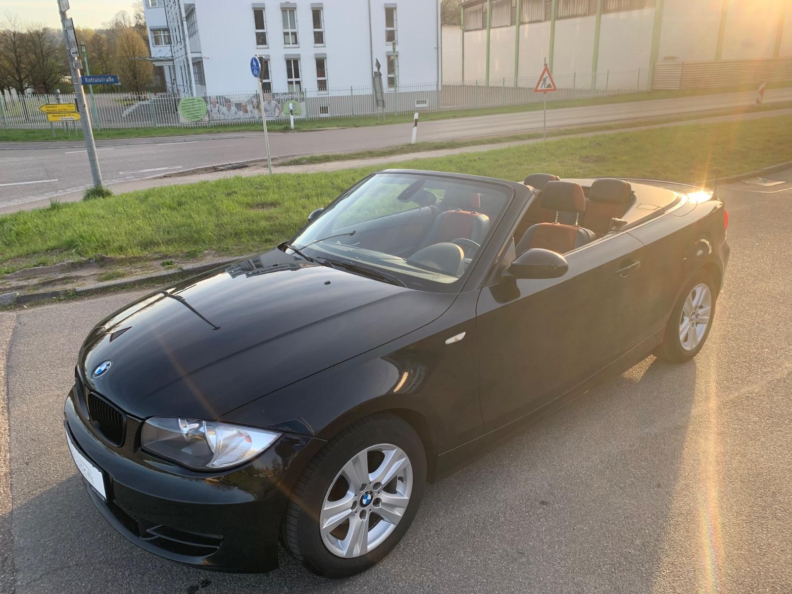 BMW 1-er 118i Cabrio*2.HAND*GEPFLEGT*TEILLEDER*AUX