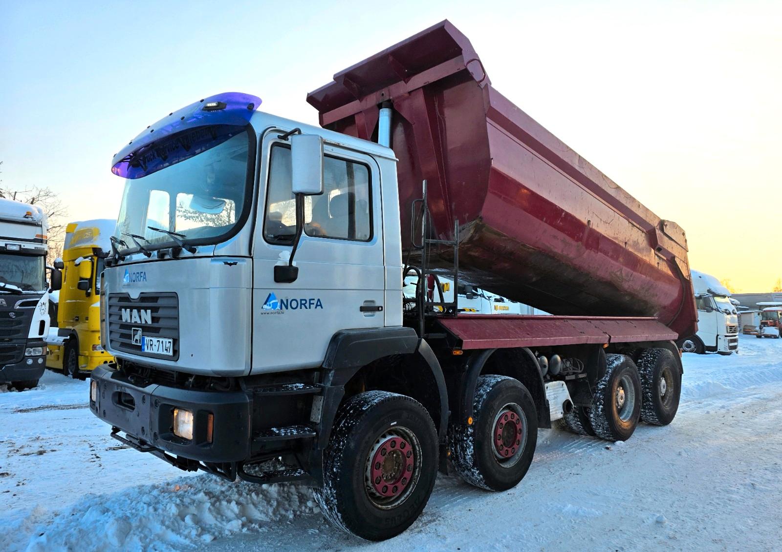 MAN FE 35.414 8x4 Meiller