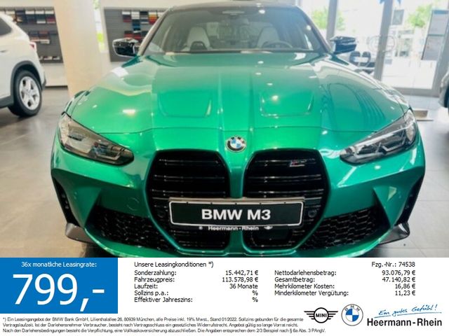 BMW M3 Limousine COMPETITION M xDrive/ Isle Green