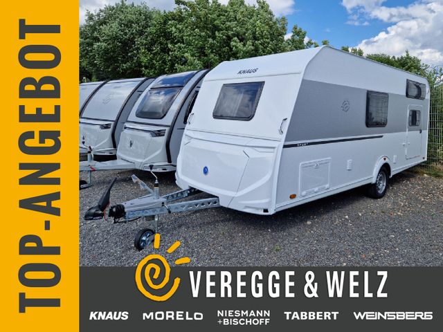 Knaus Sport 500 KD 3-Etagenbett mit Garagenklappe