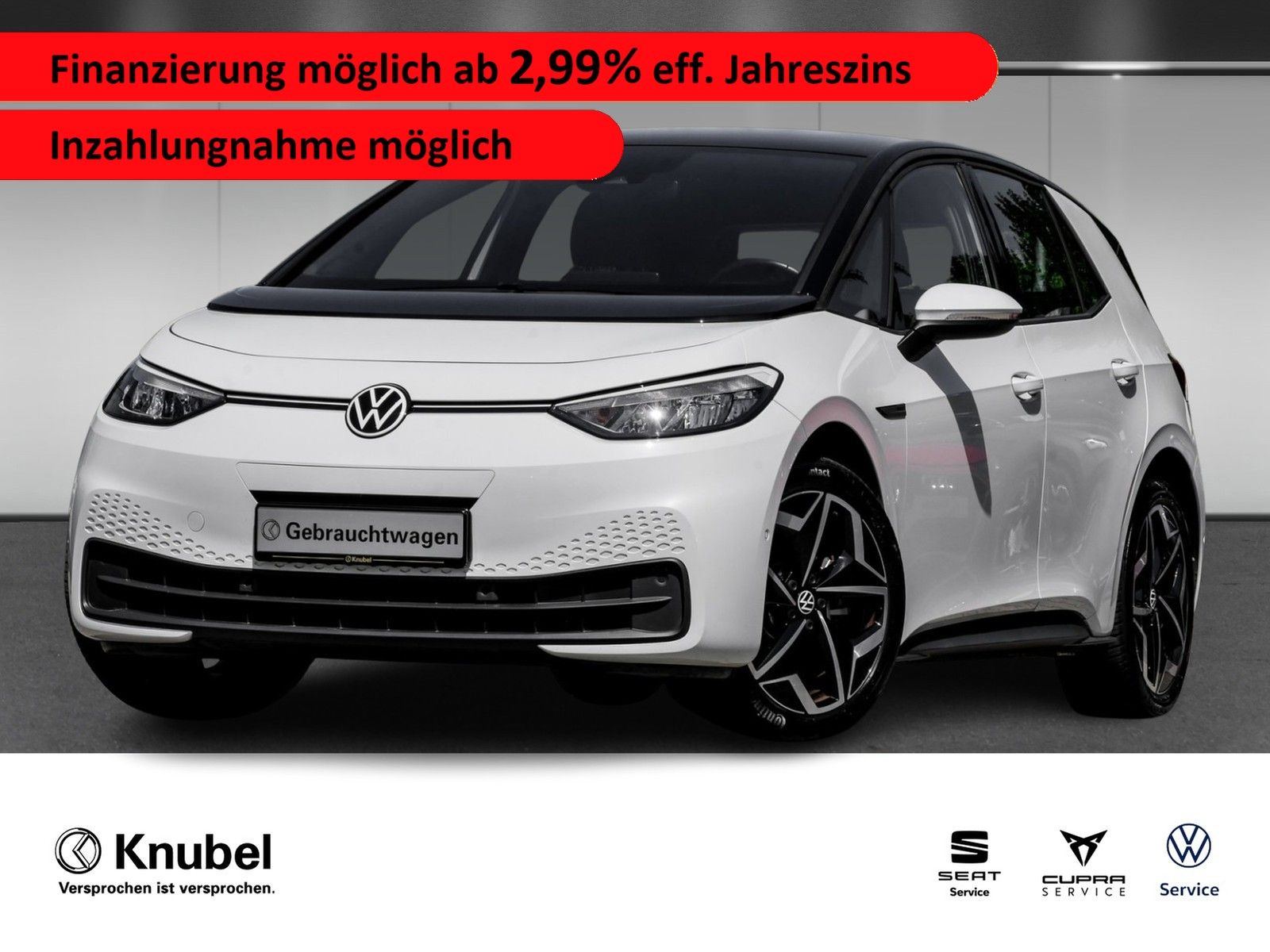 VW ID.3 Pro Performance LED Navi Keyless 19" Ganzj.