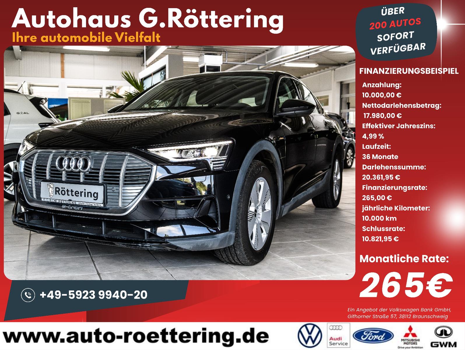 Audi e-tron Sportback 50 quattro
