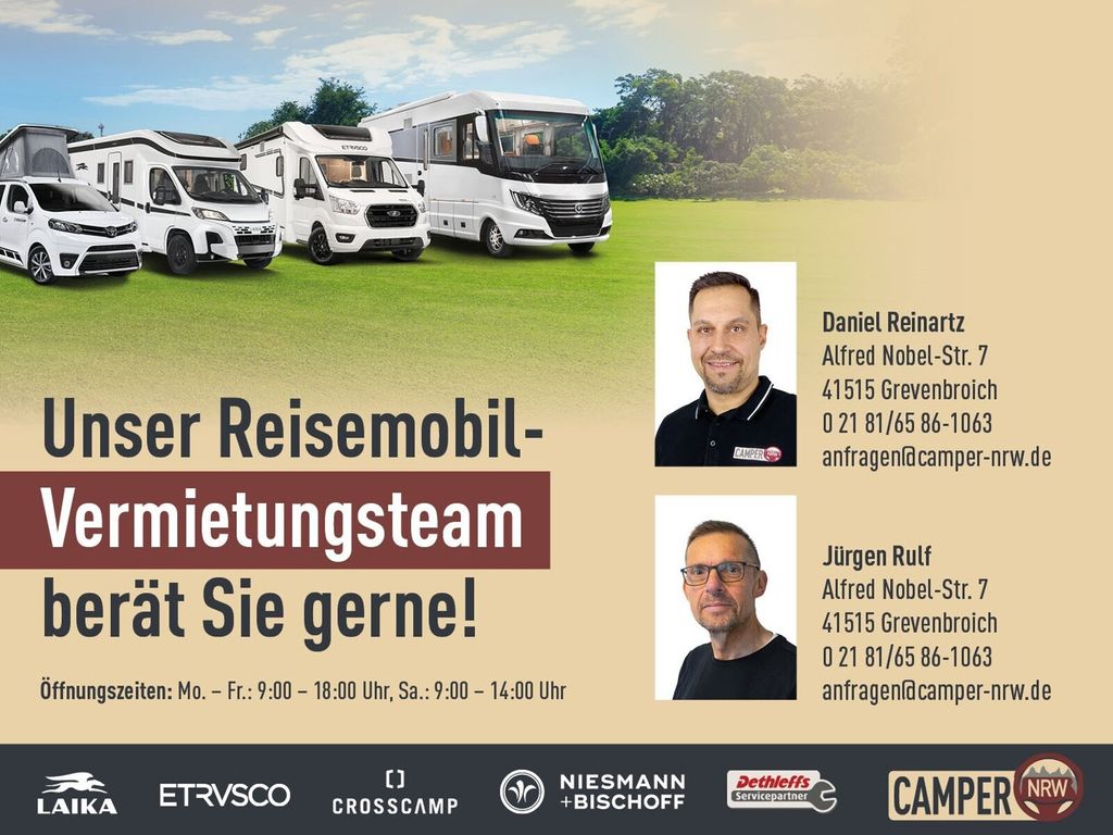 ETRUSCO T-Modell Base 6.9 SB Komfort Paket + Isoliert