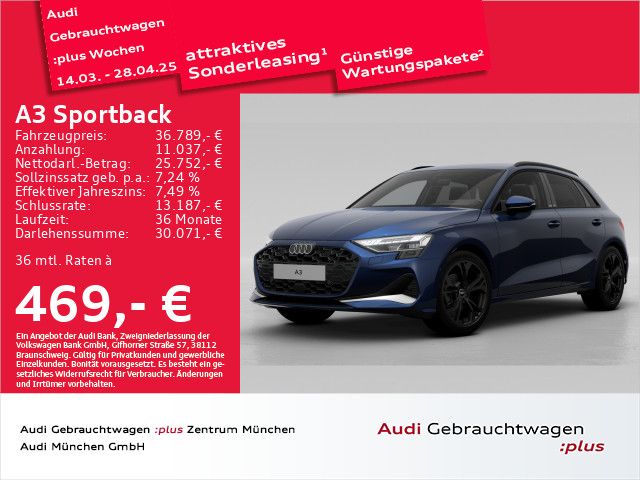 Audi A3 Sportback 35 TFSI S tronic advanced HuD/SONOS