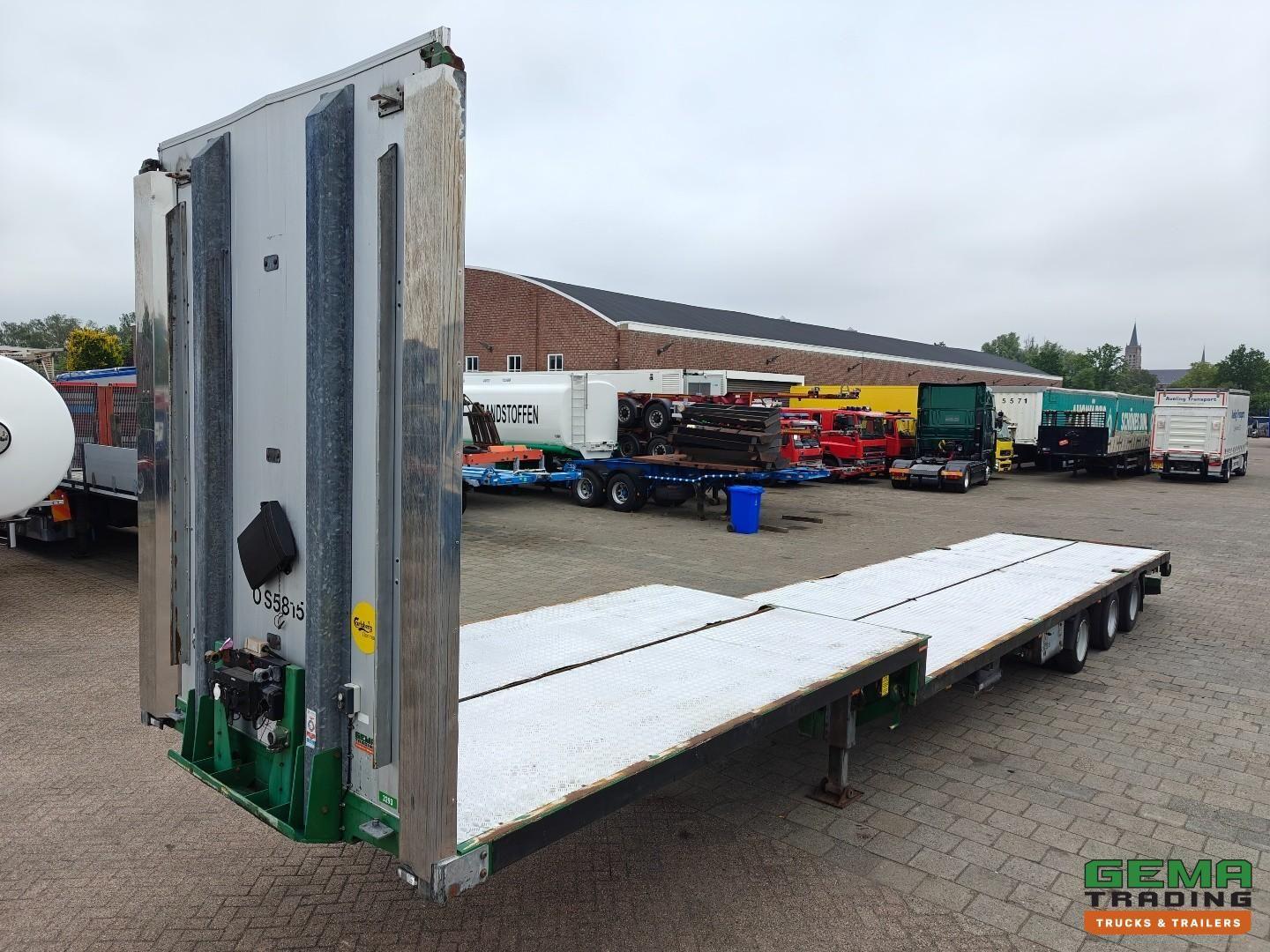 Pacton SXD3 Tieflader 13,6 m - Nachlaufachse - Elektris