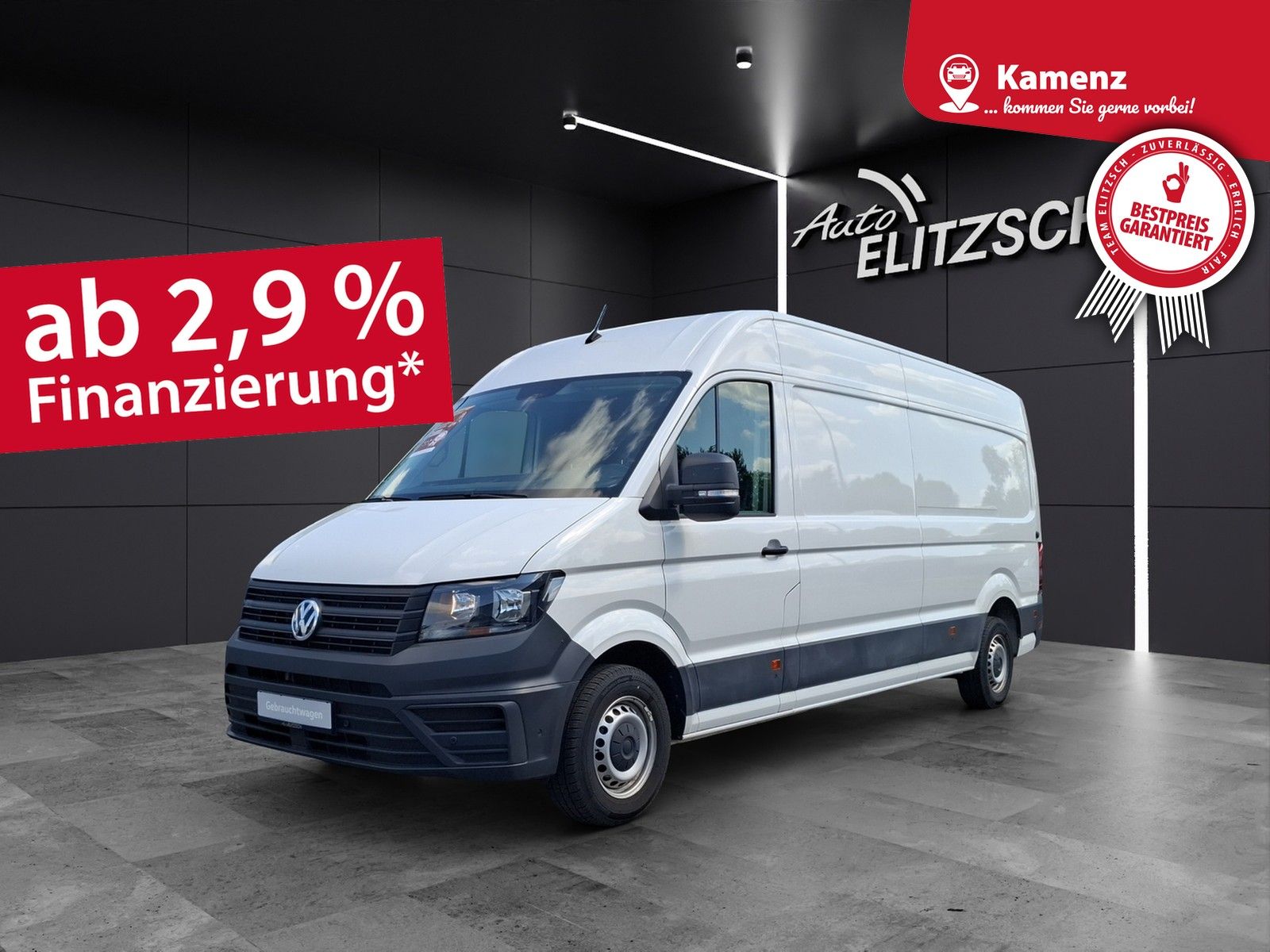 Fahrzeugabbildung Volkswagen Crafter Kasten 35 LR HD Klima DAB GRA RFK