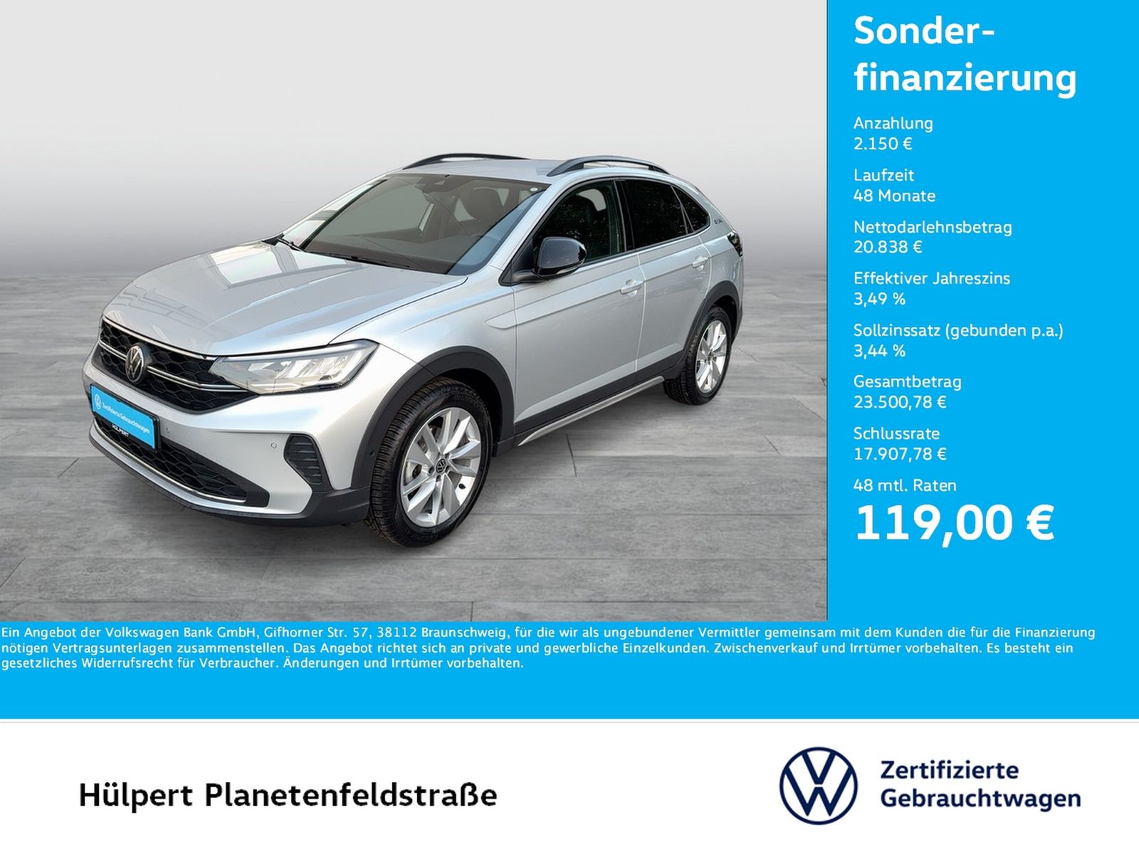 Volkswagen Taigo 1.5 GOAL ACC LM17 NAVI CARPLAY SITZHEIZUNG foto 1