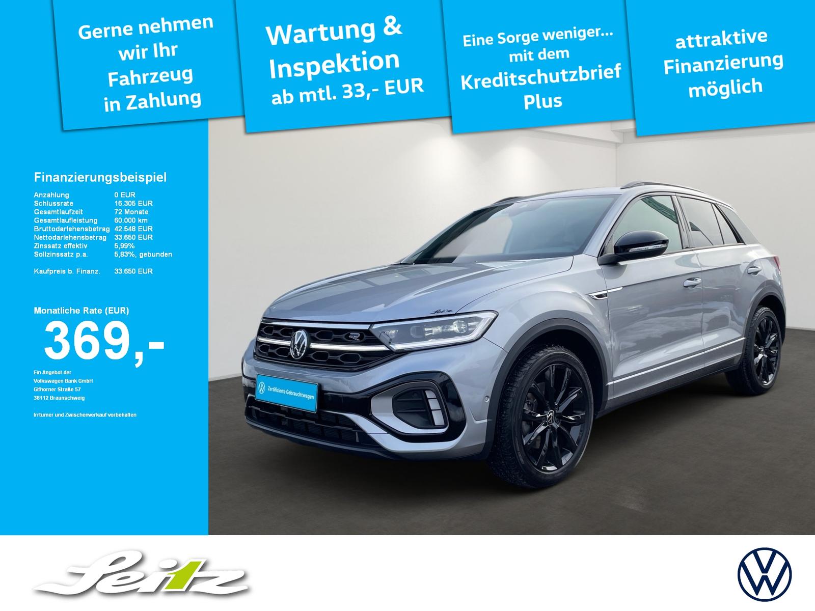 Volkswagen T-Roc 2.0 TSI 4-Motion DSG R-Line *AHK*MATRIX*KA