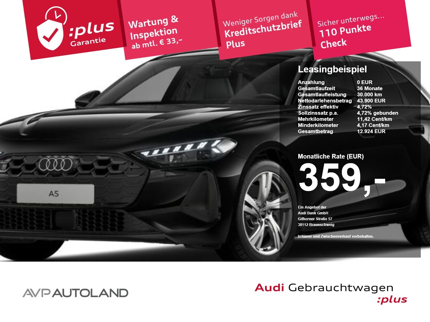 Audi A5 Avant TDI quattro S tronic | AHK | PANO |