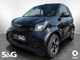 Smart ForTwo cabrio passion Einparkh hi+Sitzhzg+Tempo - mit Elektro-Antrieb: Schwarz, Cabrio