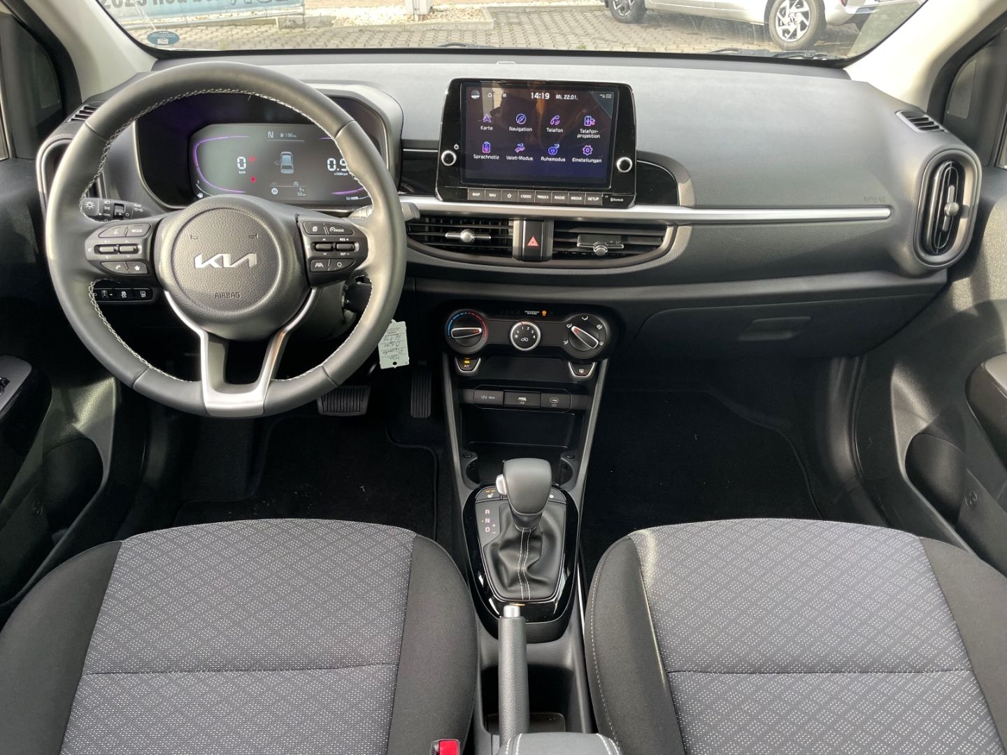 Fahrzeugabbildung Kia Picanto Vision Spurhalteass Verkehrszeichenerk