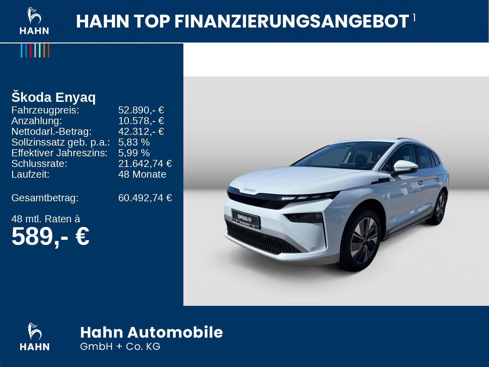 Skoda Enyaq 85 Selection 85 210kW 285PS AHK Plus Paket imagem 2