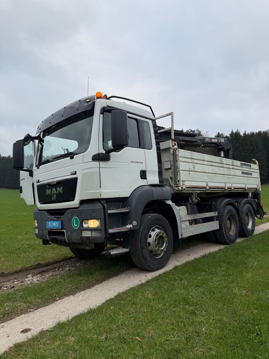 MAN TGS 26.440 6X4 Blatt Blatt Hiab 144 Hochschtand
