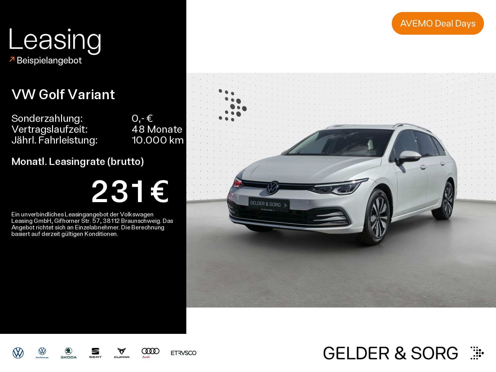 Volkswagen Golf Variant Life 1.0 TSI RFK*LED*AHK*Digital