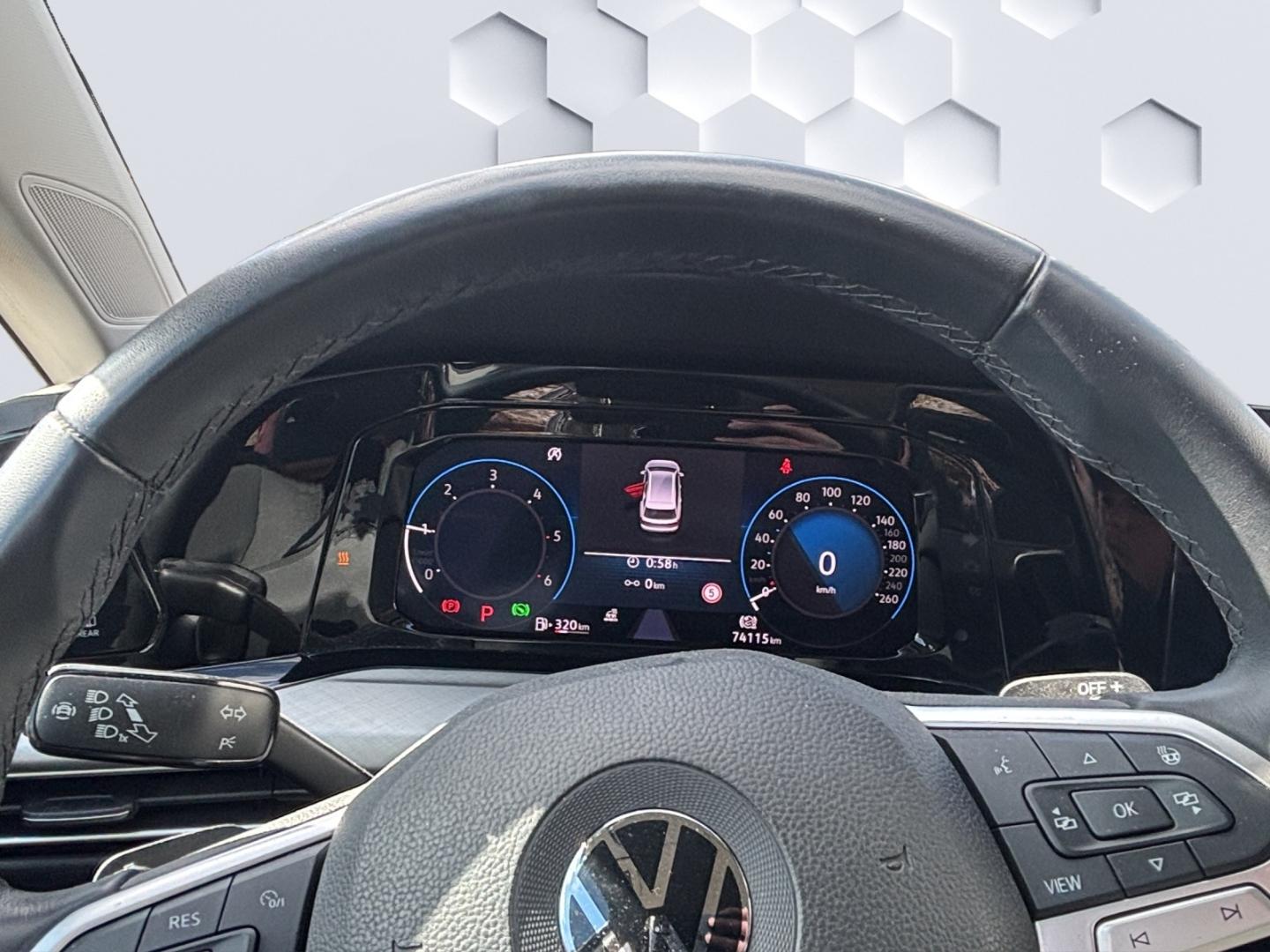 Volkswagen Golf VIII Life 2.0 TDI SCR DSG LED ACC PDC Stand, миниатюра 11