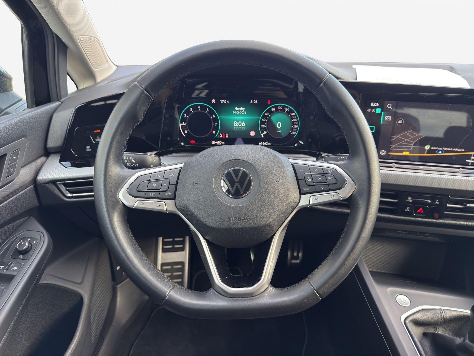 Volkswagen Golf VIII 1.0 TSI Active *Virtual*Navi*LED*PDC*A, миниатюра 9