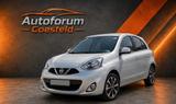Nissan Micra Acenta_Automatik_Navi_TÜV Neu - silberne Nissan Micra