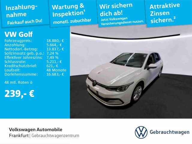 Volkswagen Golf VIII 1.5 TSI Life Navi Standheizung SideAss