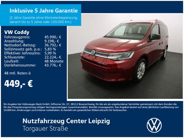 Volkswagen Caddy Life 5-Sitzer 2.0 l 90 kW TDI DSG*AHK*LED